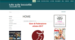 Desktop Screenshot of bocciofile.info